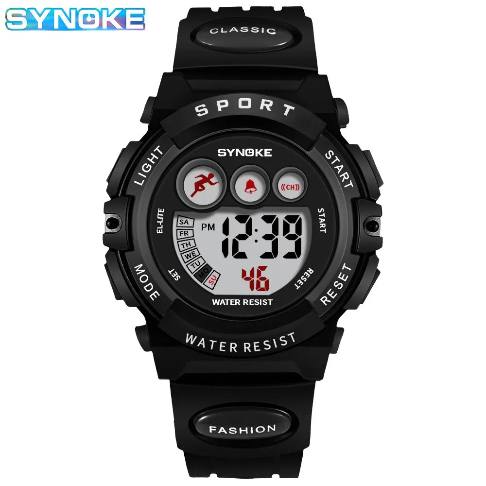 Student Sport Watches For Kids Colorful Electronic Watches Waterproof Clock Children Digital Watch For Boys Girls