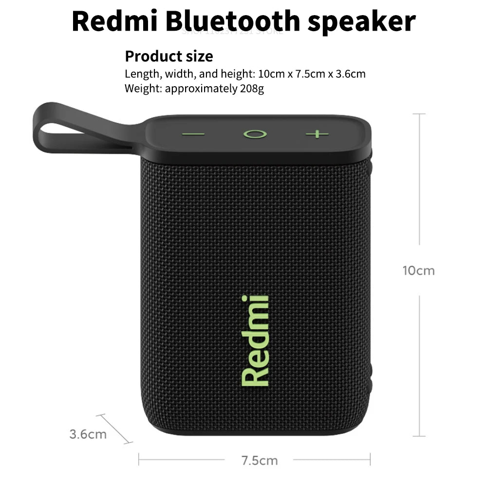 Xiaomi Redmi Portable Bluetooth Speaker Outdoor IP67 Stereo Powerful Sound  Box BT5.3 RGB Dual Pairing TWS Connectivity Colorful