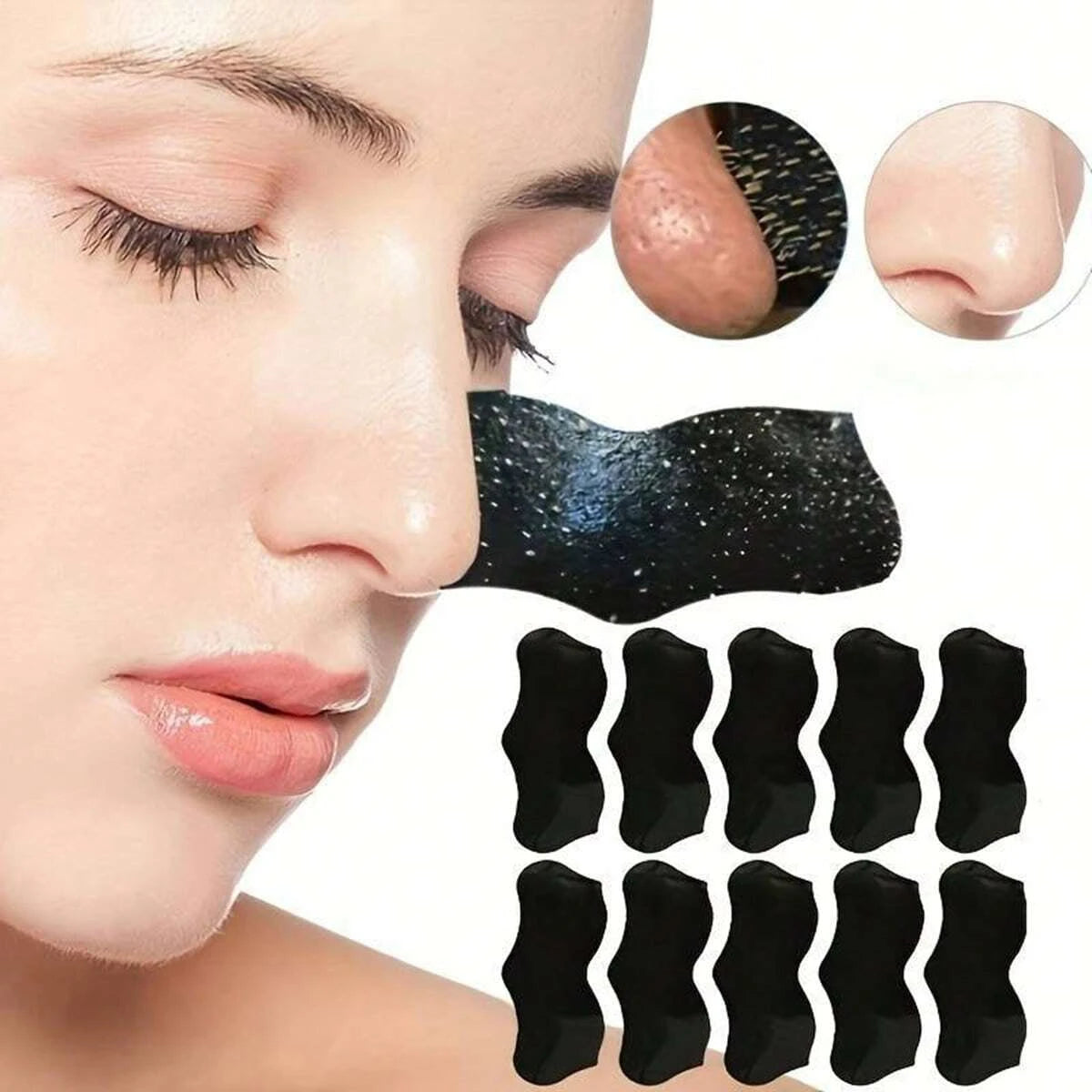 15 Pieces Of Nose Blackhead Removal Patch - Deep Cleansing Pore Patch, Smooth Skin, Facial Skin Care Tool Nose Mask
