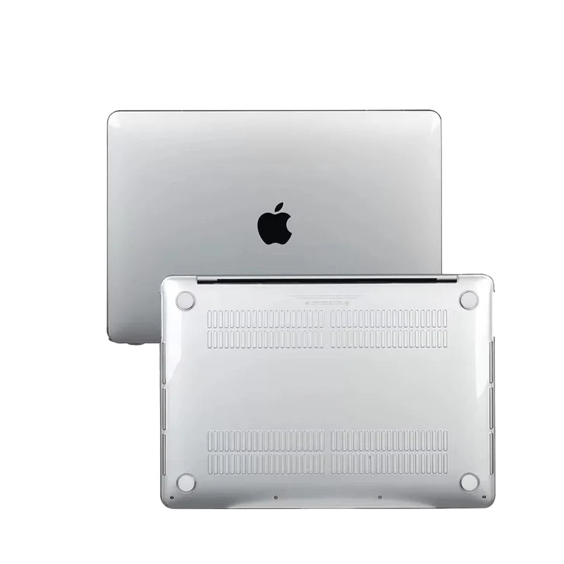 Compatible with MacBook Air 13 Inch Case 2025-2022 M4 M3 M2 Case, For Macbook Pro 14 M4 2024 Cover, Plastic Hard Shell, Crystal