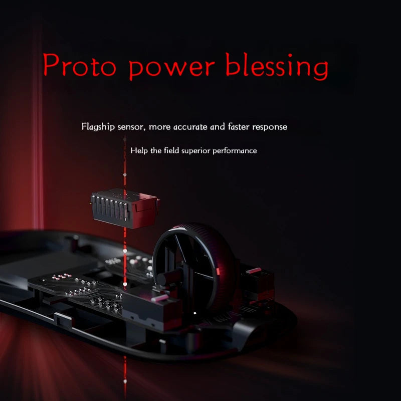 VXE MAD R Series Mouse Ultra Lightweight Wireless Mouse Ergonomic Gaming Dual-Mode E-Sports Mouse Paw3395 Office Accessories