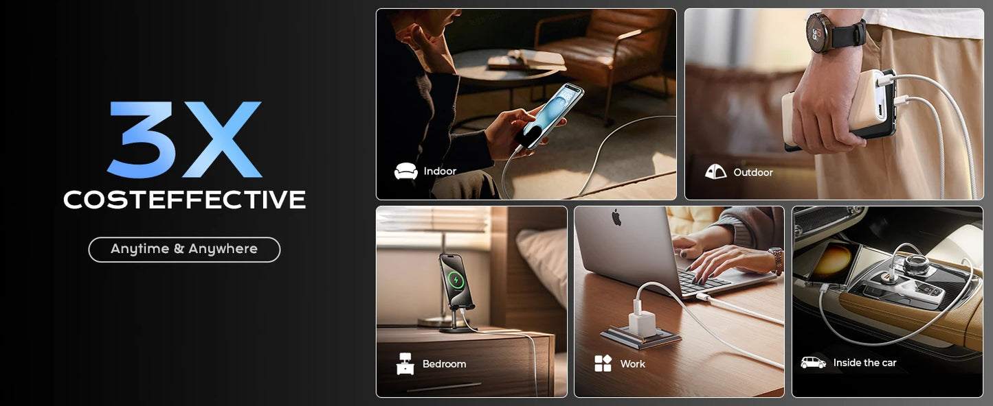 NNBILI 60W USB C to USB C Fast Charging PD Cable For iPhone 15 Pro Max Plus iPad Air 5 Samsung Huawei Xiaomi Type-C to Type-C ﻿