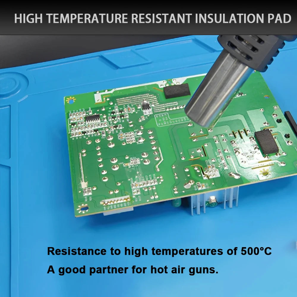 Ansiki 300x200mm Repair welding work pad High Temperature Resistant Silicone Pad ESD Anti-Static waterproof for Repair tool kit