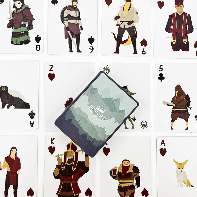 Regicide English Board Game 1-4 Players Family Party Strategy Card Game for Friends and Family Fun Tabletop Entertainment