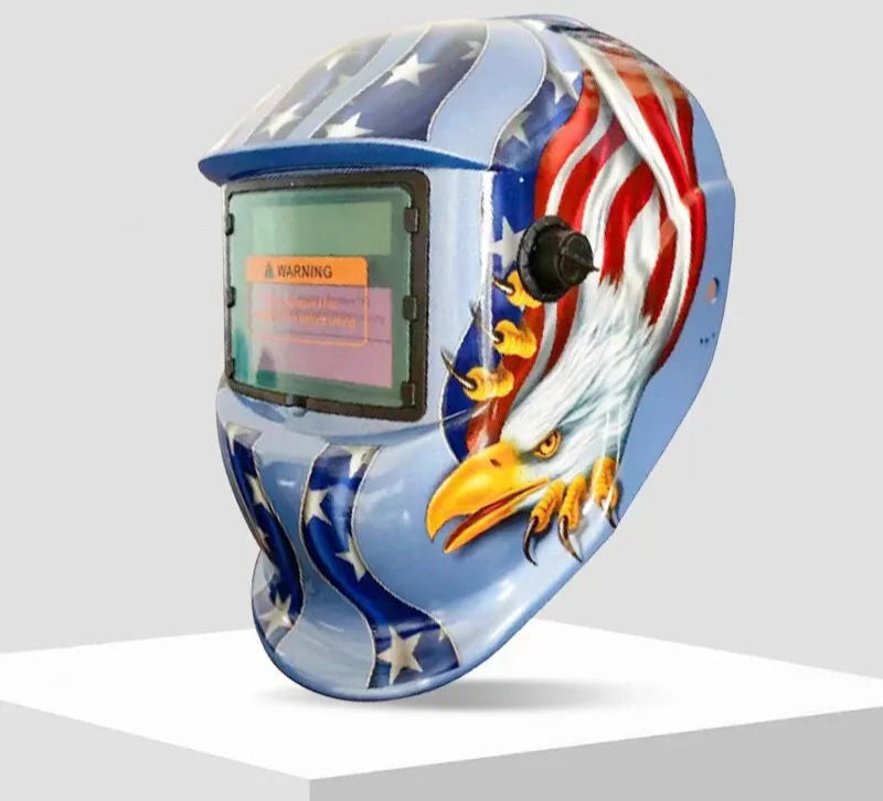 AIRAJWelding Mask Welder Protection Head Worn Solar Automatic Dimming Welding Cap Multifunctional Professional Welding Equipment