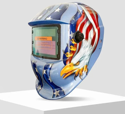 AIRAJWelding Mask Welder Protection Head Worn Solar Automatic Dimming Welding Cap Multifunctional Professional Welding Equipment