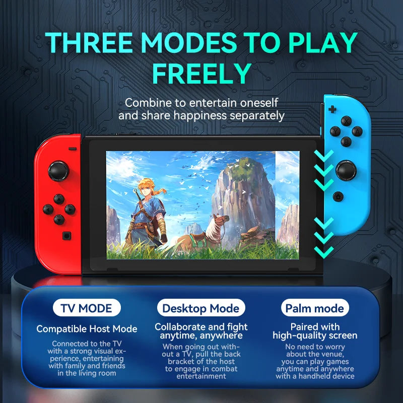 2025 New  For Joycons Gamepad For  Switch Bluetooth Wireless Controller Joystick With Trubo Video Game Consoles