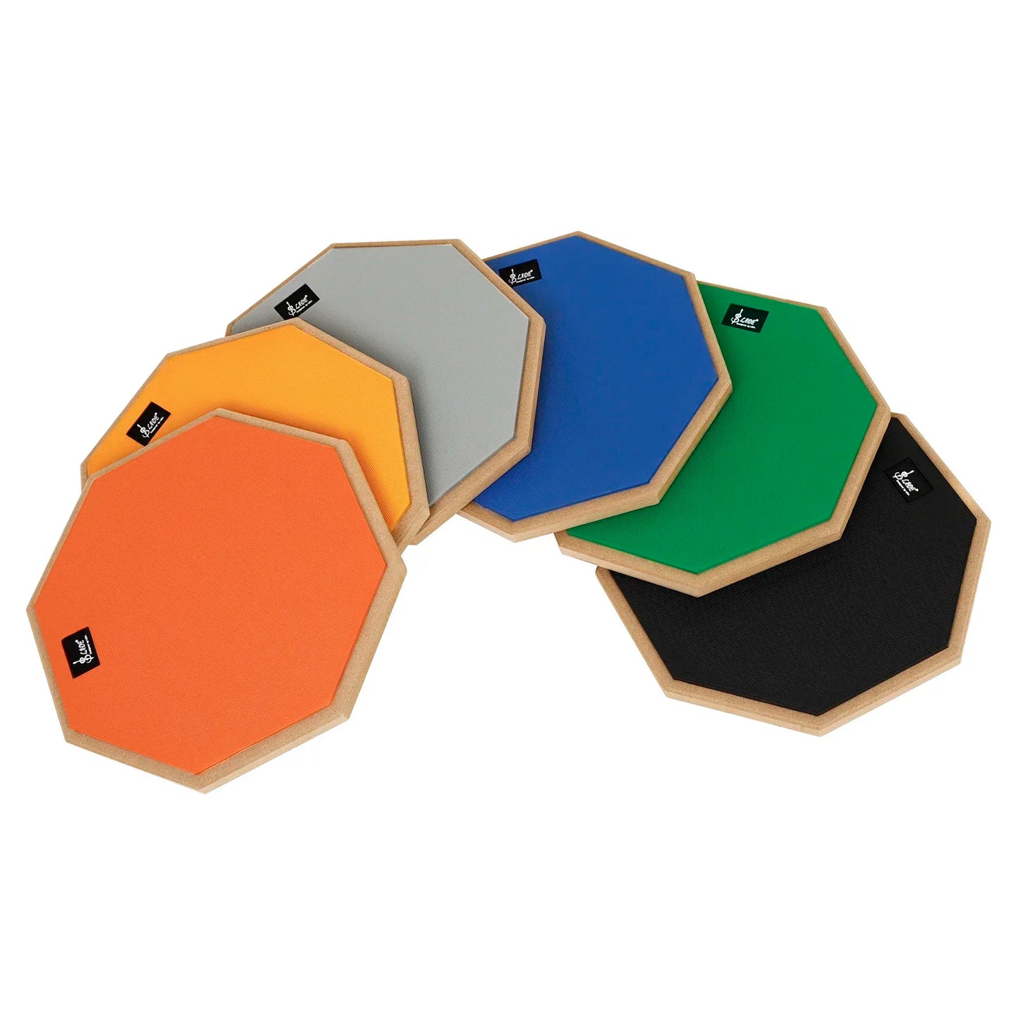 SLADE 8 Inch 12 Inch Drum Practice Pad Rubber Wooden Dumb Drum Pad Mute Training for Jazz Drums Exercise Beginners