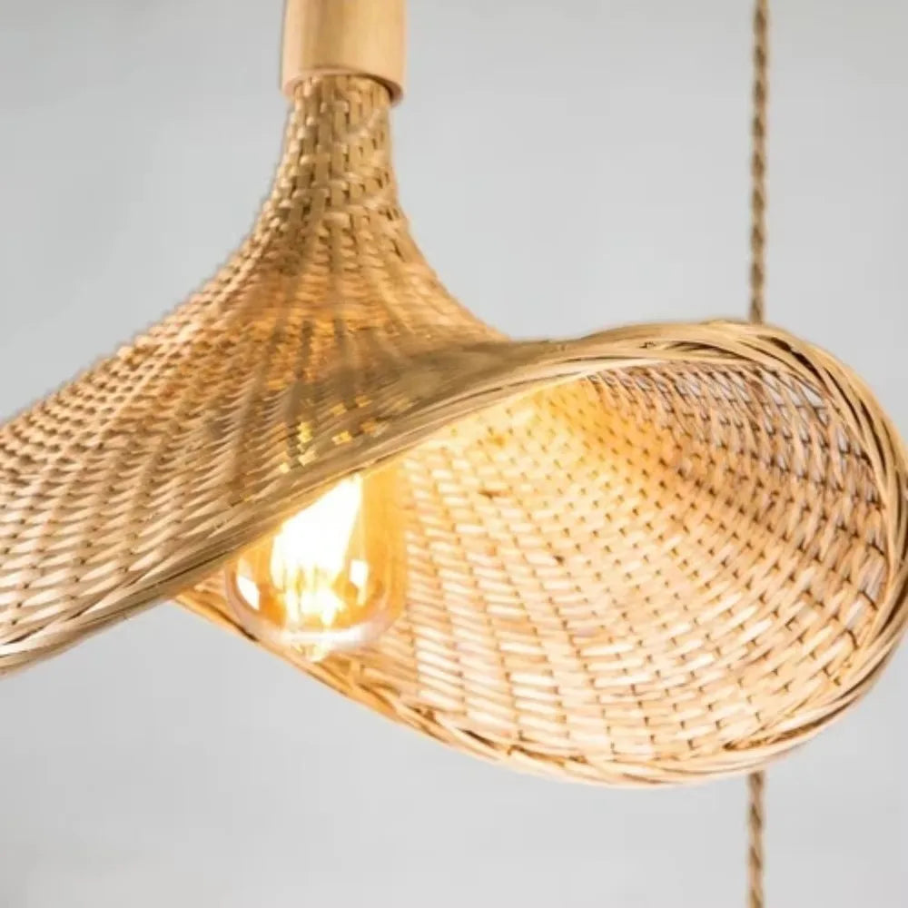 Free Collocation Home Decor Bed Light Room Decor Bamboo 1/3 Light Pendant Light Room Hotel Light Hanging Light Hotel Decor Light