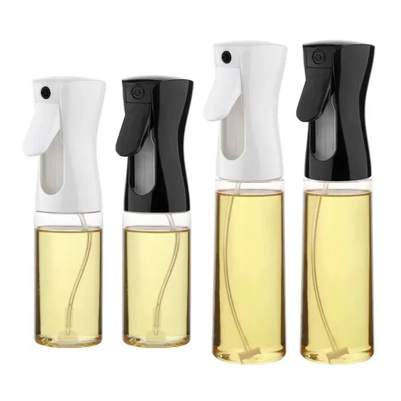 1pc 200ml/300ml Oil Spray Bottle Kitchen Cooking Olive Oil Dispenser Camping BBQ Baking Vinegar Soy Sauce Sprayer Containers