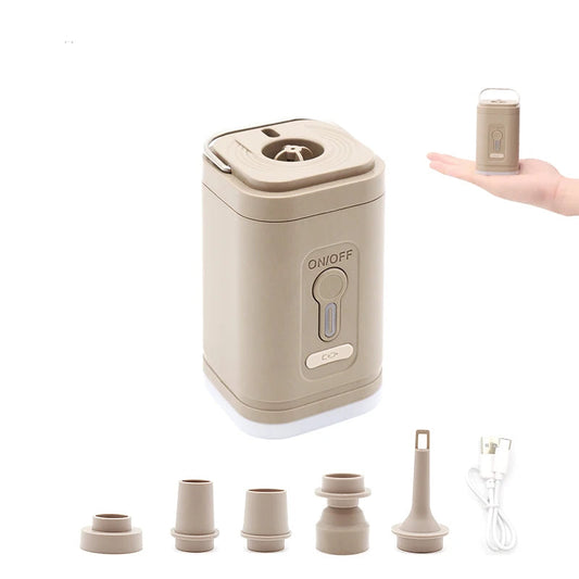 PACOONE Wireless Inflation Pump Portable Outdoor Mini Air Compressor Air Cushion Bed Swim ring Multi function Air Pump