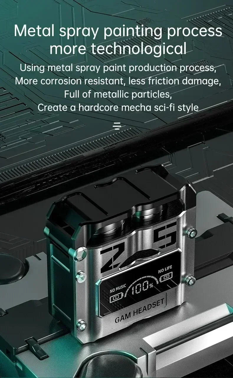 TWS Wireless Headphones Earphones Bluetooth Touch Control Noise Reduction Stereo Waterproof Earbuds Headsets