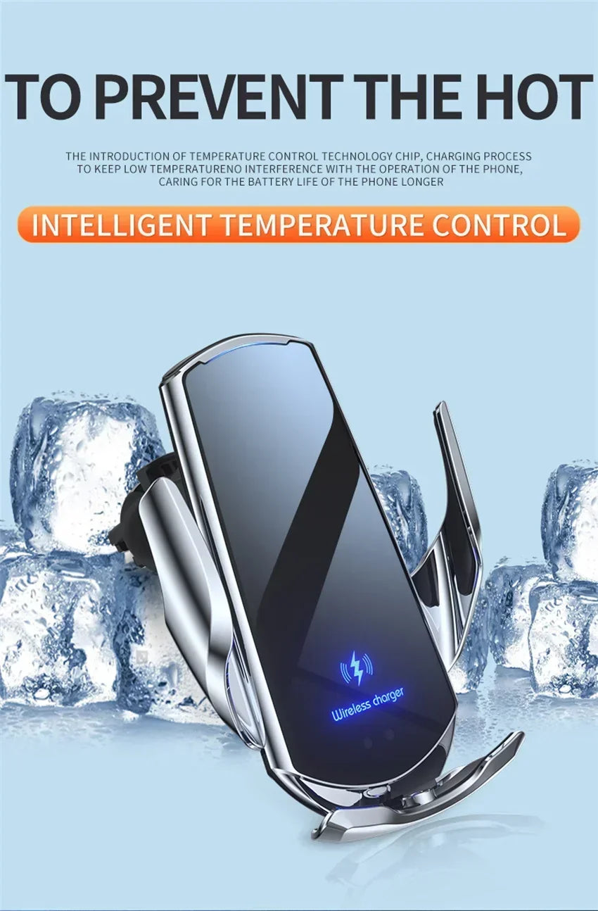 30W Wireless Car Charger Magnetic Car Phone Holder For iPhone 16-12 Pro Max Xiaomi Samsung Fast Charging Wireless Chargers