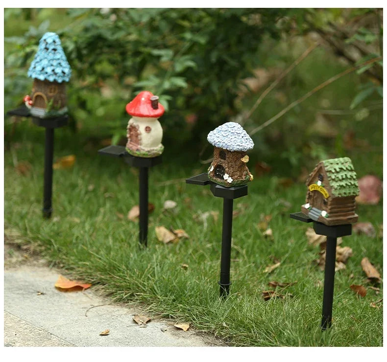 Solar Powered Owl Animal Lawn Lamp Solar Led Light Outdoor Garden Decoration Lamp Waterproof Solar Lights