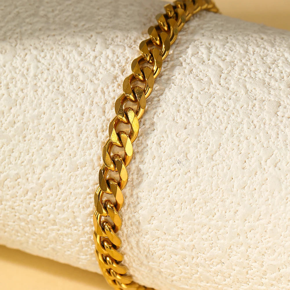 Stainless steel anklet Multiple chain thickness specifications Classic fashion anklet For Women Jewelry Creative Fashion Gifts