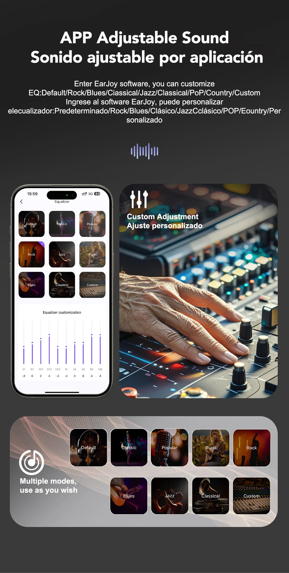 MINISO X30 Wireless Headphones Bluetooth Translation Earbuds Chat Headset Office Travel,real-time Translate Equalizer APP