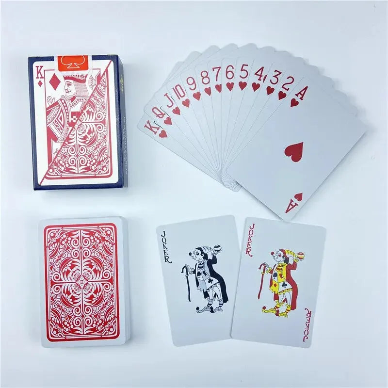 Plastic Playing Cards 5.8CMX8.8CM Waterproof Folding Repair Gram PVC Washable Adult Soha Bridge Entertainment