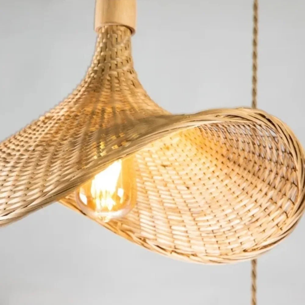 Free Collocation Home Decor Bed Light Room Decor Bamboo 1/3 Light Pendant Light Room Hotel Light Hanging Light Hotel Decor Light