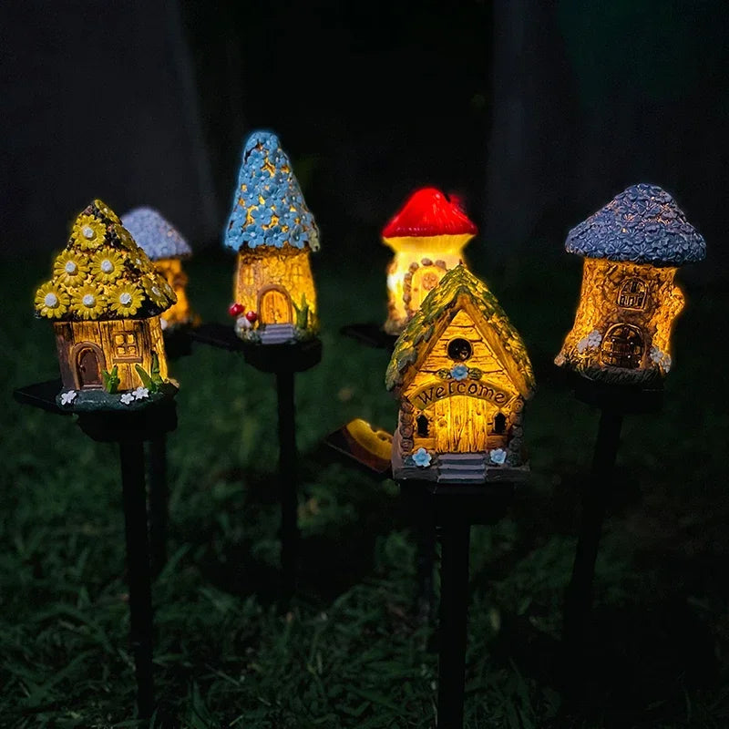 Solar Powered Owl Animal Lawn Lamp Solar Led Light Outdoor Garden Decoration Lamp Waterproof Solar Lights