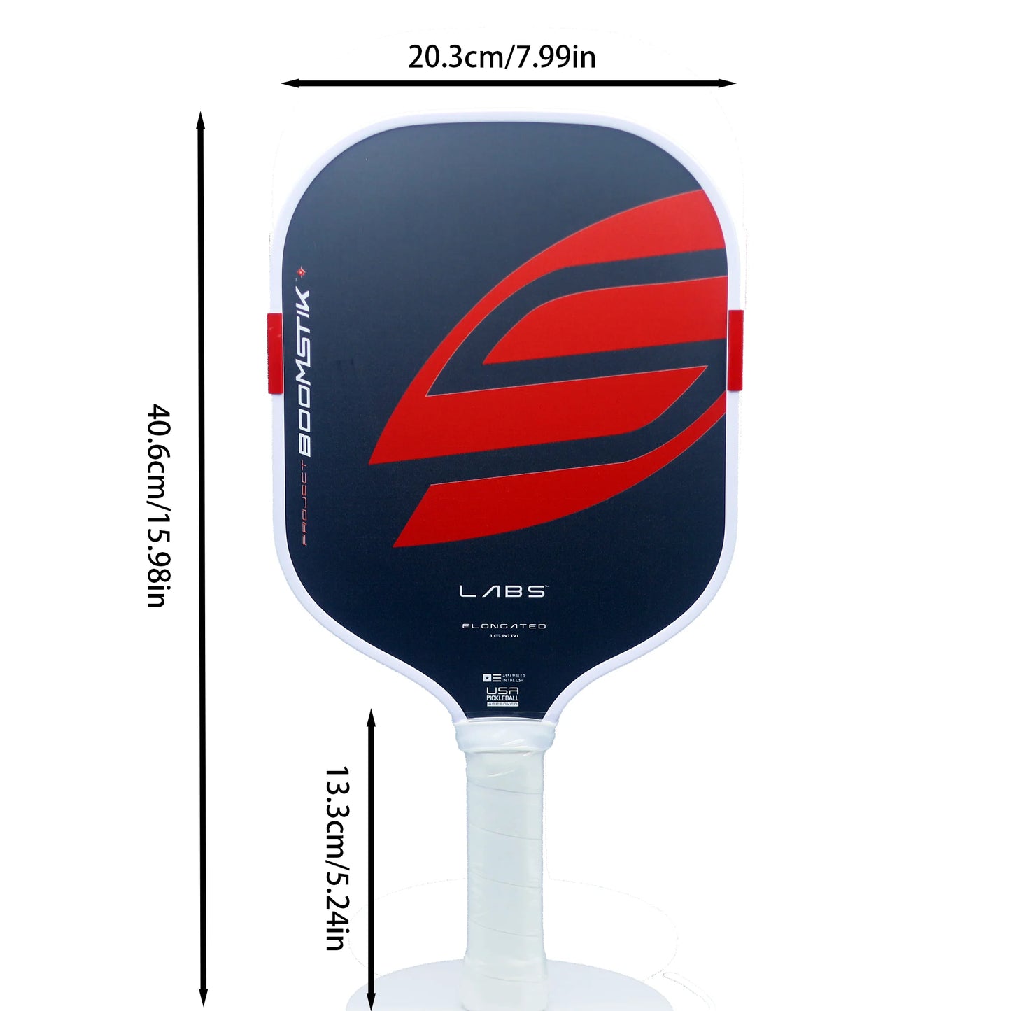 Boomstik clone widebody Elongated EVA Power Surrounding Foam  Epp Core Carbon Fiber Pickleball Paddle