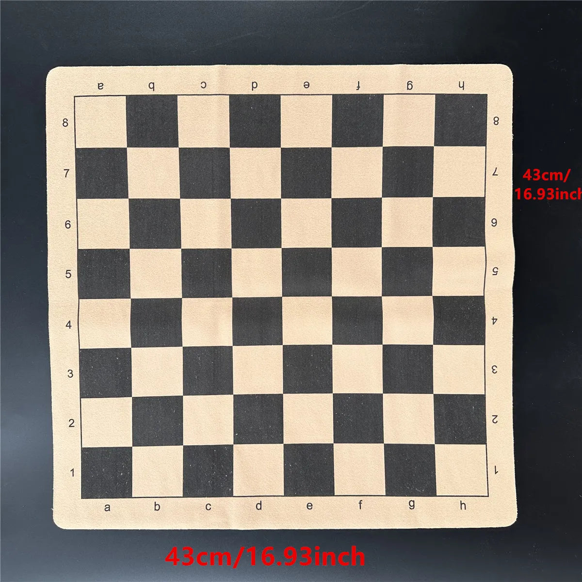 Large Imitation Ancient Chess 3D Terra-cotta Army Resin Chess Pieces to Do Old Treatment Leather Chessboard 43cm/16.93in