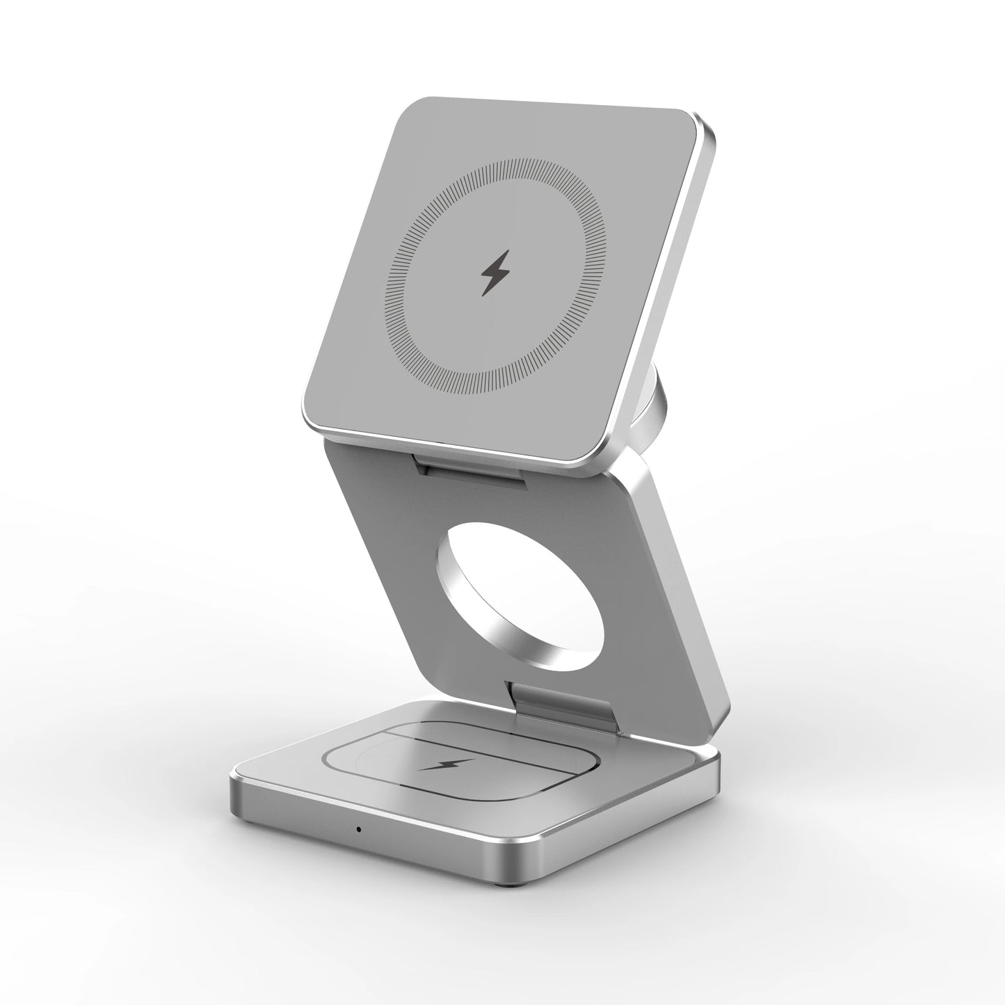 Qi2/Qi1 3 in 1 15W Magnetic Wireless Charger for Iphone 17 16 15 Fast Charging Folding for Apple Watch Airpods Wireless Charger