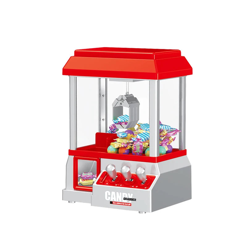 Claw Machine Electronic Candy Machine Arcade Claw Machine Retro Carnival Music And 24 specie Game Birthday Game Candy Kids Toys