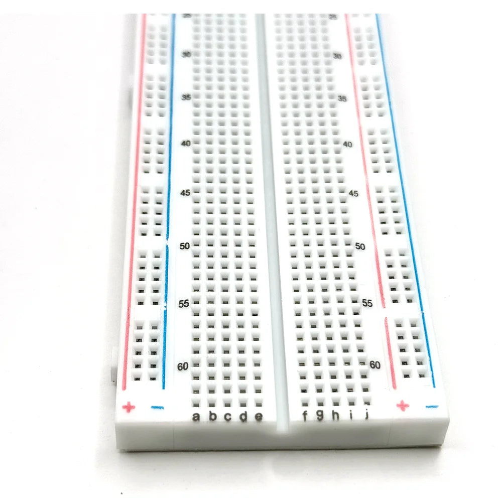 MB102 Solderless Breadboard 830 Plug Holes Versatile Prototyping Circuit Testing Boards for DIY MB-102