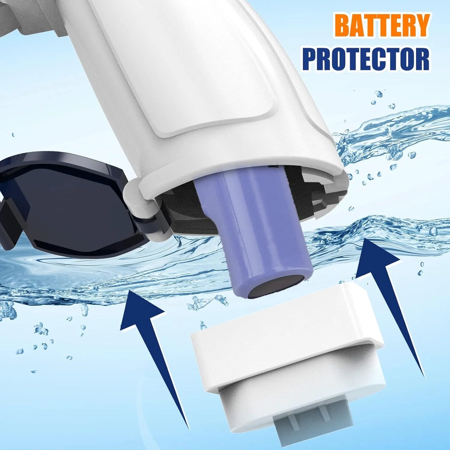 Unilabo M416 Electric Water Gun - Battery Powered With External Water Bottle Attachment - Perfect For Kids & Adults Outdoor Fun