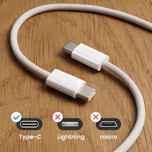 NNBILI 60W USB C to USB C Fast Charging PD Cable For iPhone 15 Pro Max Plus iPad Air 5 Samsung Huawei Xiaomi Type-C to Type-C ﻿