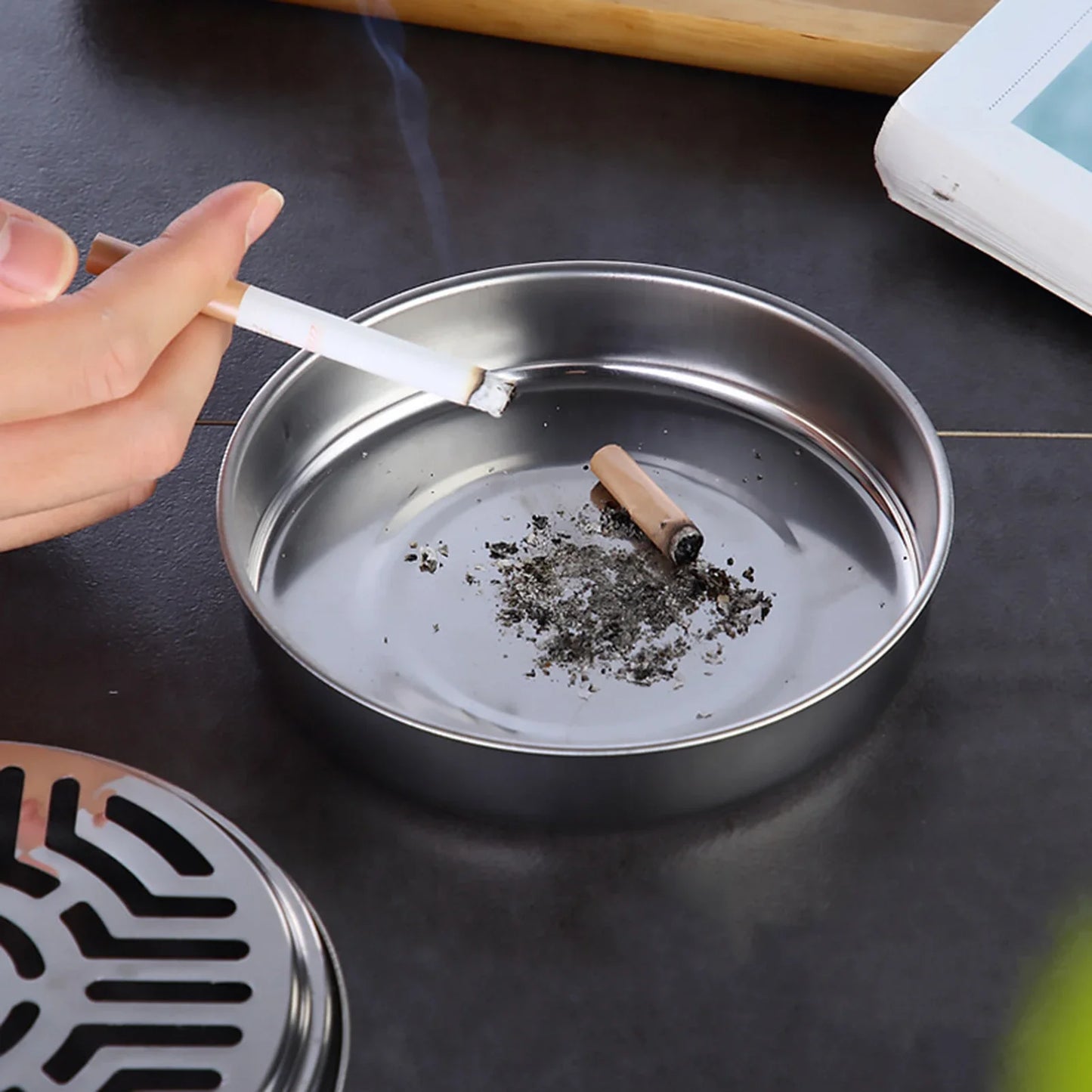 New Mosquito Coil Holder Mosquito Coil Box With Cover Mosquito Coil Tray Nail Tooth Mosquito Coil Holder Household Ash Tray