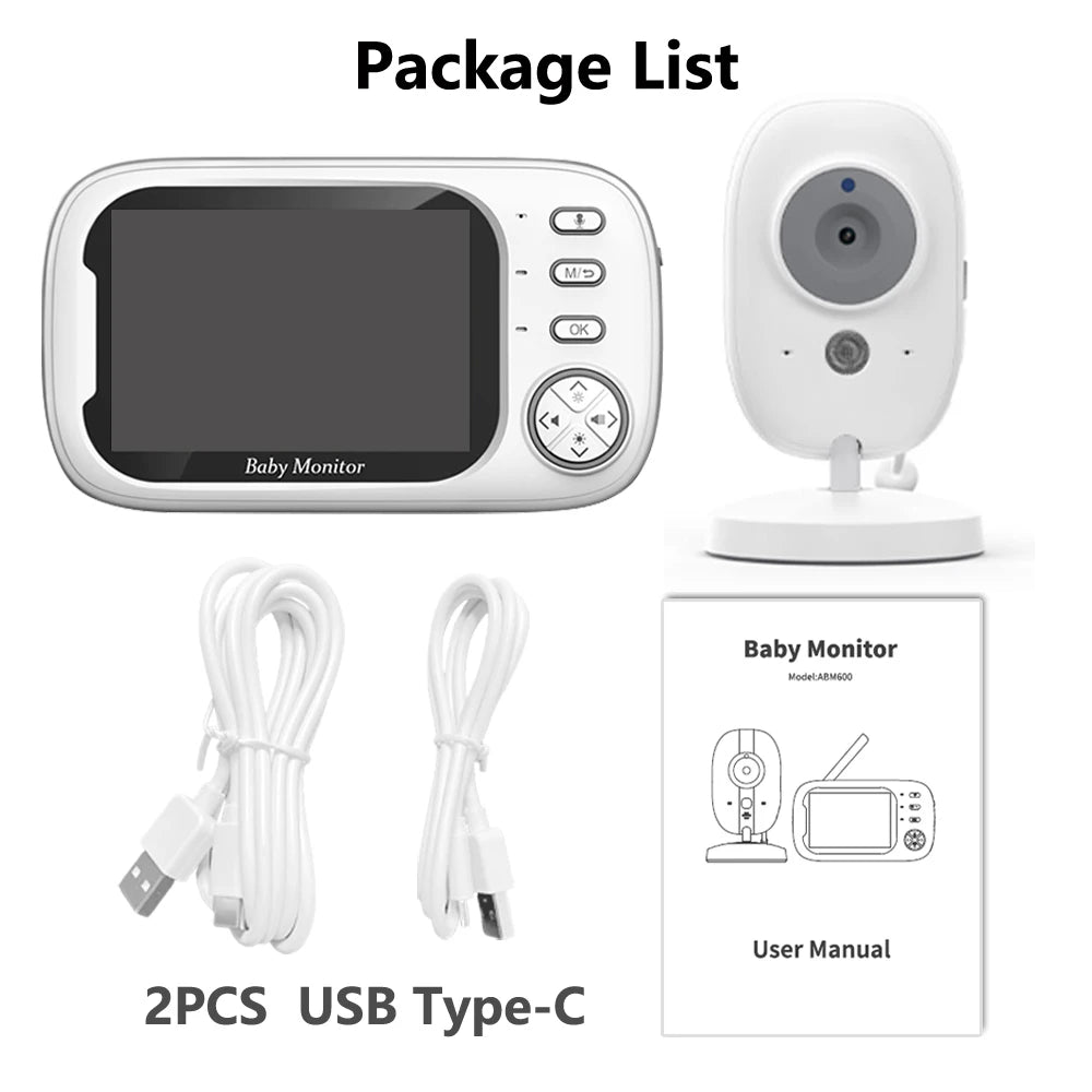 3.5 Inch Better Than VB603 Baby Monitor With Camera  LCD Electronic Babysitter Wireless 2 Way Audio Talk Video Baby Nanny Radio