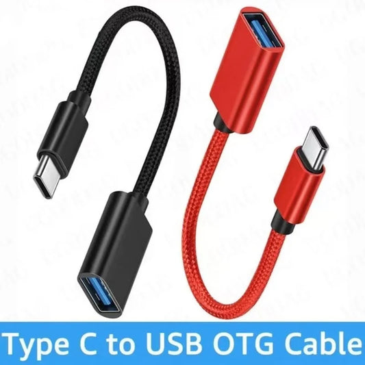 USB-C To USB OTG Adapter Cable USB Type C Male to USB Female Cable Adapter OTG Cable Converter For Xiaomi Samsung MacBook Pro