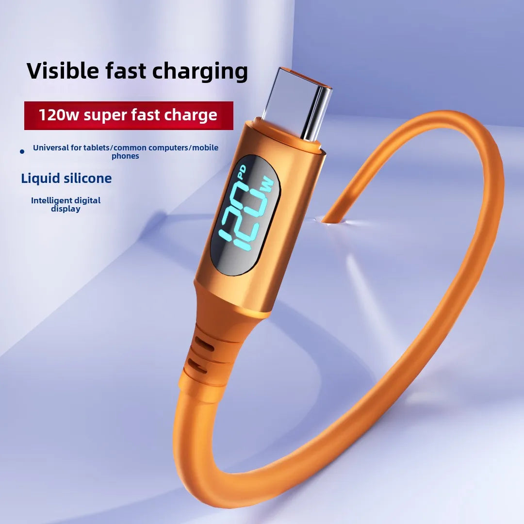 NNBILI 6A 120W USB C To Type C Cable For Samsung S24 iPhone 15 16 Pro Max Macbook Xiaomi 15 POCO PD Fast Charging Charger cable