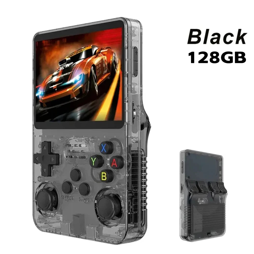 R36S retro handheld video game console 64GB game 3.5-inch IPS screen handheld game console open-source Linux gift