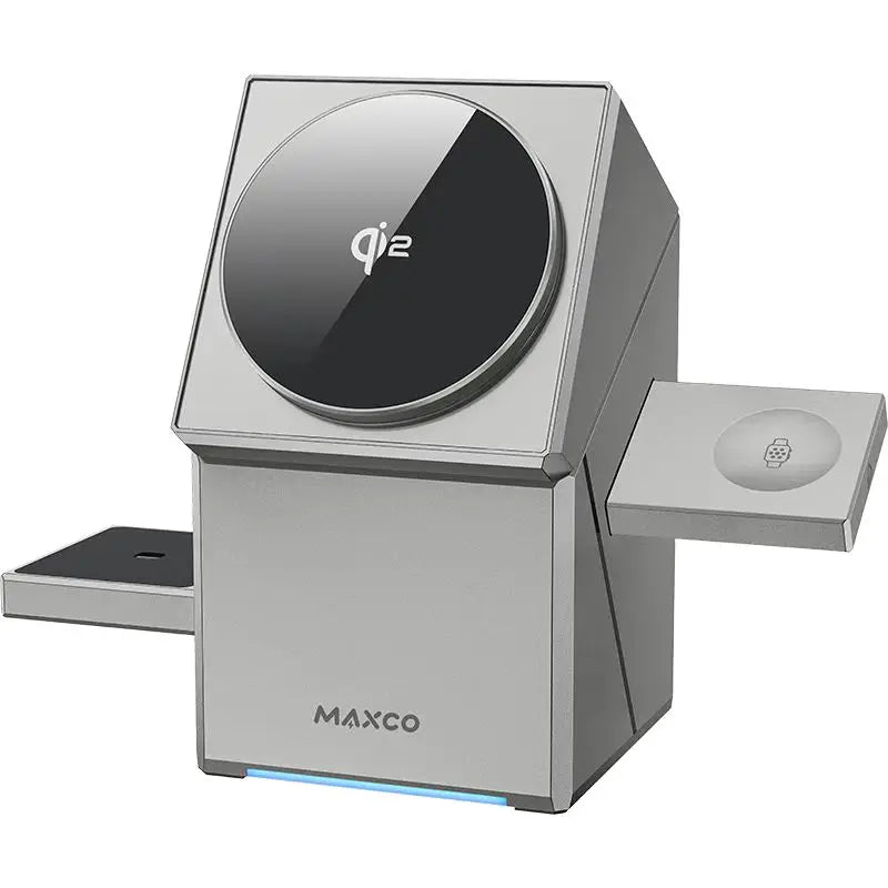 QI2 3 in 1 Wireless Charger Stand Magnetic Qi2 15W Fast Charging for iPhone 12 13 14 15 16 Apple Watch 9 8 7 6 5 Airpods 2 3 Pro