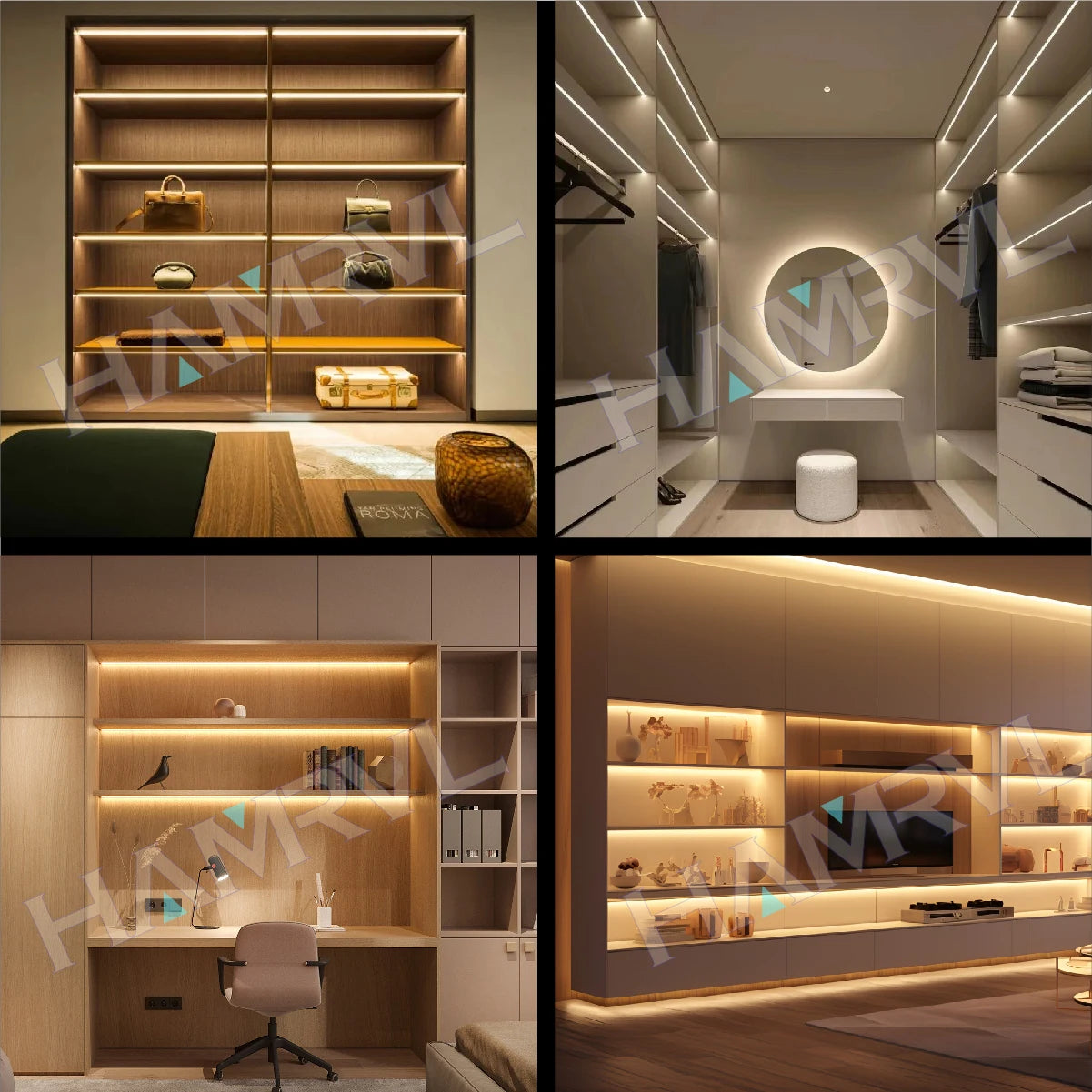 320LEDS/M DC12V COB LED Strip Lights 2M 3M 5M High Density FOB Flexible Diode Tape Light Linear Dimmable 12 Volt Home Decoration