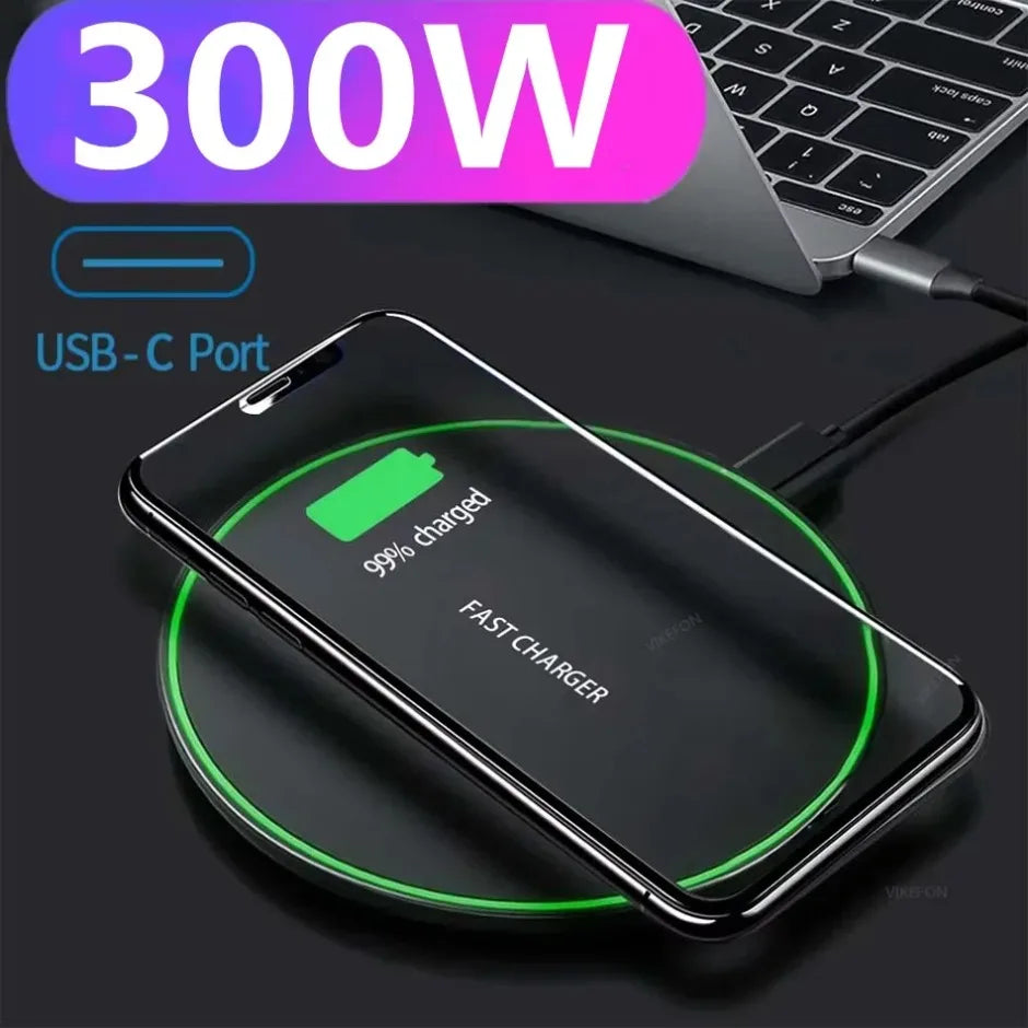 2 in 1 Phone Wireless Charging Dock Station Fast Wireless Charger Pad For iPhone 12-16 X Pro XS Max Samsung Xiaomi Huawei