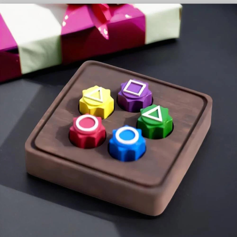 Korean Traditional Play Game Fun Gonggi Jack Stone Pebbles Set Hand Eye Coordination Training Toy Gong gi Set Party Board Game