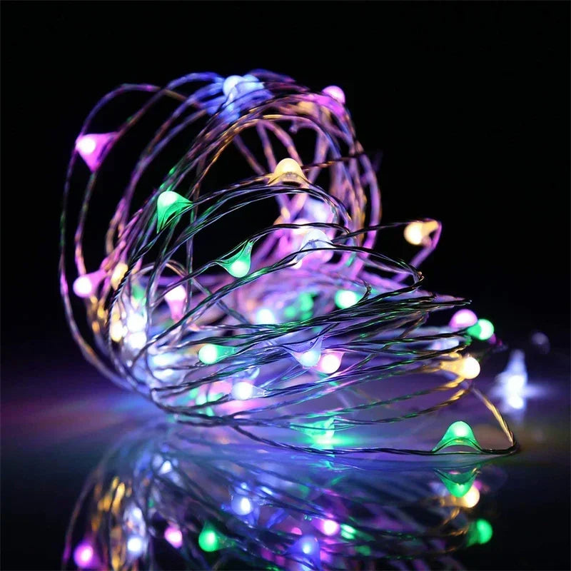 20m USB LED String Lights Fairy String Lights Warm White LED String Lights for Christmas Wedding Party Home Holiday Decoration
