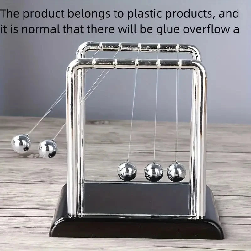 Newton Pendulum Balance Balls: Stylish Desk Decor & Educational Dynamics Toy for Office & Home