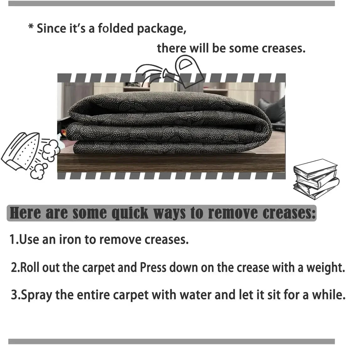 VIKAMA Super absorbent floor mat, super absorbent bath mat, super anti slip coral velvet bathroom floor mat, door mat