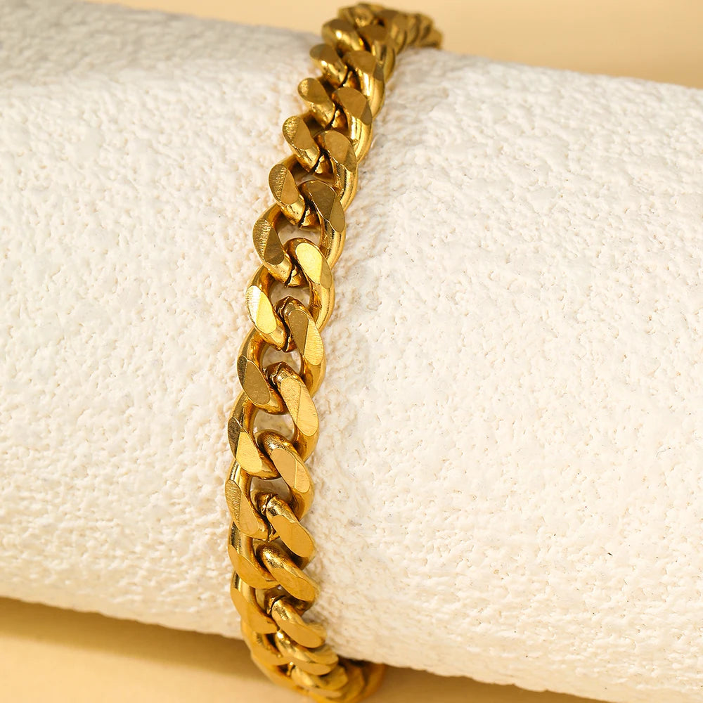 Stainless steel anklet Multiple chain thickness specifications Classic fashion anklet For Women Jewelry Creative Fashion Gifts