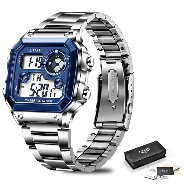 NEW Luxury Brand Men Watch Military Digital Watches Sport Wristwatch Mens Waterproof Clock Male Relogio Masculino