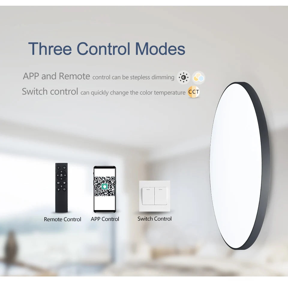 MARPOU Smart ceiling lamp led lamp for bedroom ceiling lights with Remote control Dimmable led lights for room Living room