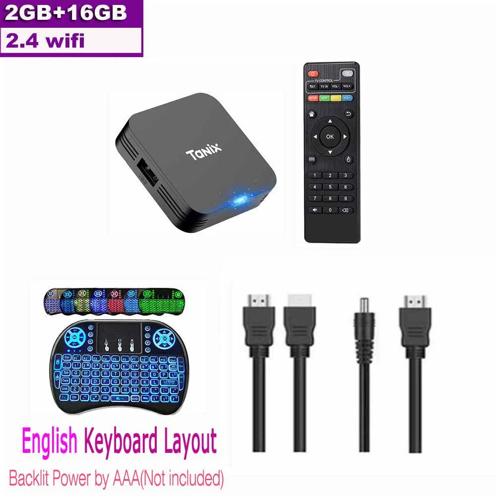 TANIX TX1 Android 10.0 Allwinner H313 Quad Core 4K HDR Mini Game TV Stick 2.4G Wifi RAM 1GB 2GB ROM 8GB 16GB Smart TV Box