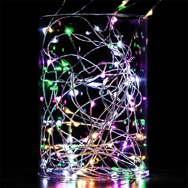 20m USB LED String Lights Fairy String Lights Warm White LED String Lights for Christmas Wedding Party Home Holiday Decoration
