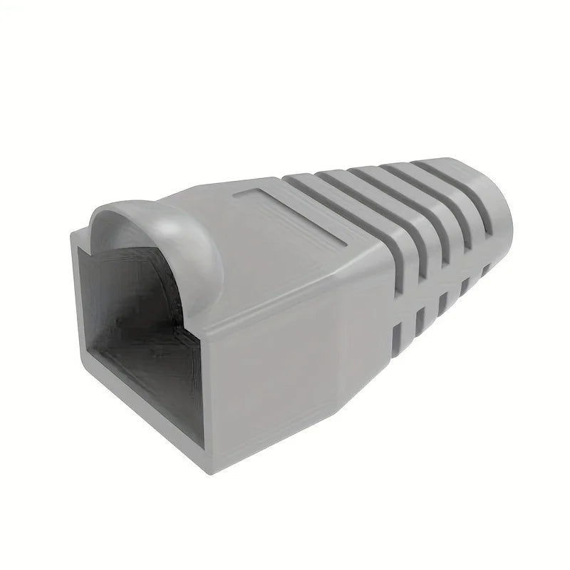 Colorful CAT5E CAT6 RJ45 Ethernet Network Connector Plug Cover Strain Relief Boots Crystal Head Protective Cable Sleeve For 8P8C