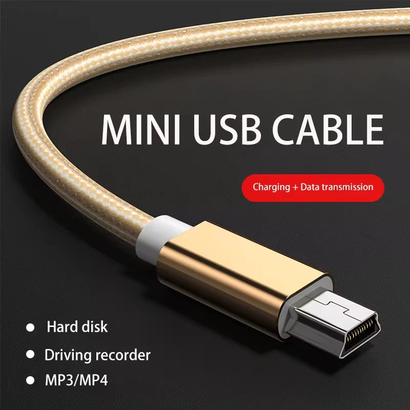 Mini USB Cable Mini USB to USB Fast Data Charger Cable for MP3 MP4 Player Car DVR GPS Digital Camera HDD