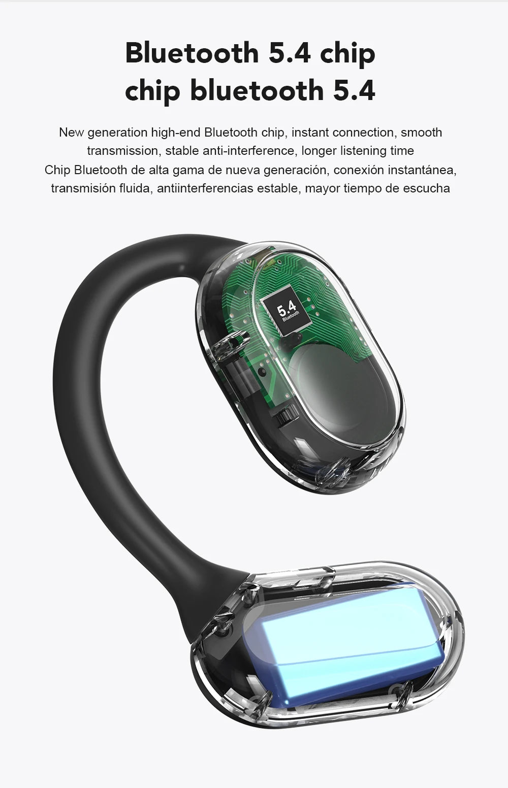 MINISO X30 Wireless Headphones Bluetooth Translation Earbuds Chat Headset Office Travel,real-time Translate Equalizer APP